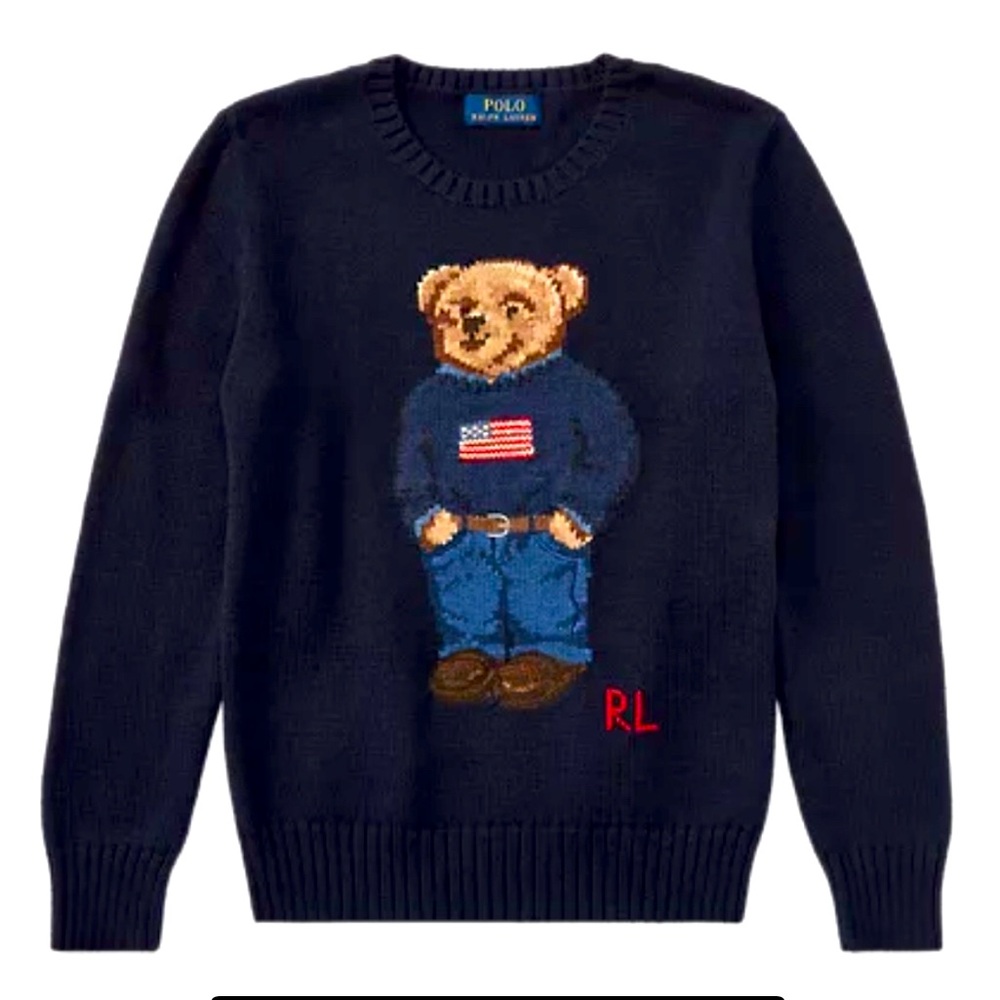 Ralph Lauren Polo Bear Cotton Sweater